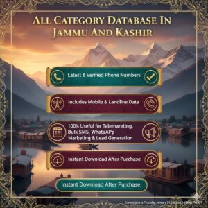 All Category Database In Jammu And Kashmir